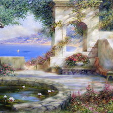 Схема вышивки «пейзаж»