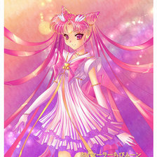 Схема вышивки «Сейлор Чиби Мун арт»