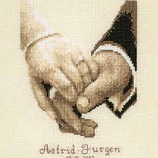 Схема вышивки «детские руки»