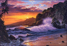 Схема вышивки «морской берег»