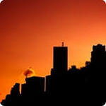 Схема вышивки «город»