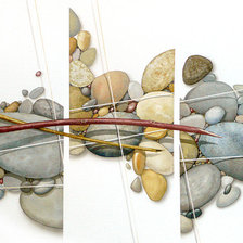 Схема вышивки «Камни.»