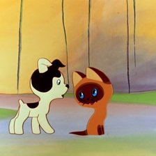 Схема вышивки «Котёнок Гав»