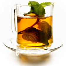 tea with mint