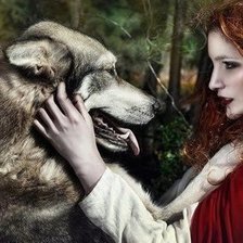 Схема вышивки «Красная шапочка»