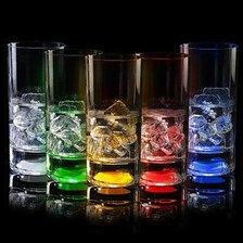 Схема вышивки «цветные бокалы»