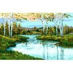 Схема вышивки «Березки»