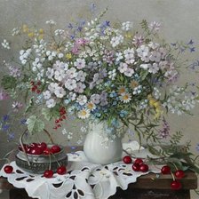 Схема вышивки «букет»