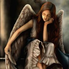 Схема вышивки «Ангел»