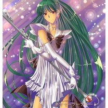 Схема вышивки «Сейлор Плутон арт»