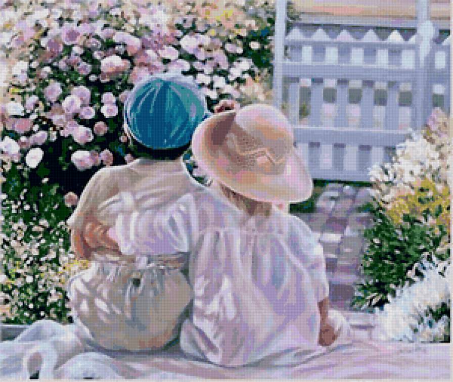 детство - дети, картина, живопись - предпросмотр