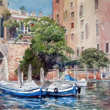 Схема вышивки «Улочки Венеции»