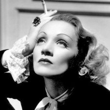 Схема вышивки «Марлен Дитрих»