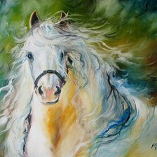 Схема вышивки «Marcia Baldwin - лошади»