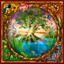 Схема вышивки «Древо жизни»