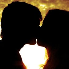 Схема вышивки «Поцелуй»