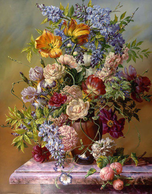 №84558 - цветы в вазе - оригинал