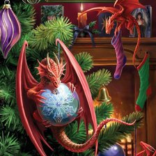 Схема вышивки «Подарок на рождество»