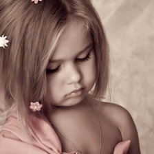 Схема вышивки «девочка»