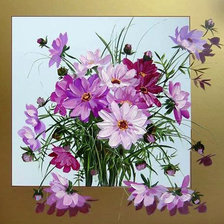 Схема вышивки «цветы»