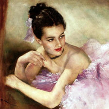 Схема вышивки «балет»