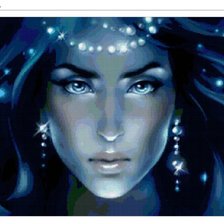 Схема вышивки «Восточная красавица»