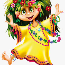 Схема вышивки «Кикимора Краса»