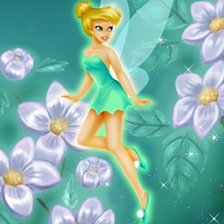 Схема вышивки «Тинкер-Белл»