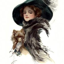 Схема вышивки «Серия СОБАКИ. Живопись.»