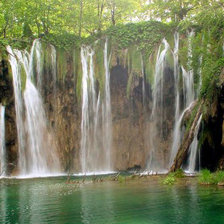 Схема вышивки «водопад»