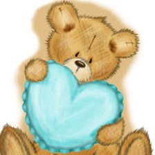 Схема вышивки «мишка»