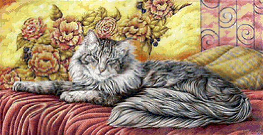 Серия КОШКИ. Живопись. - кошка, животные - предпросмотр