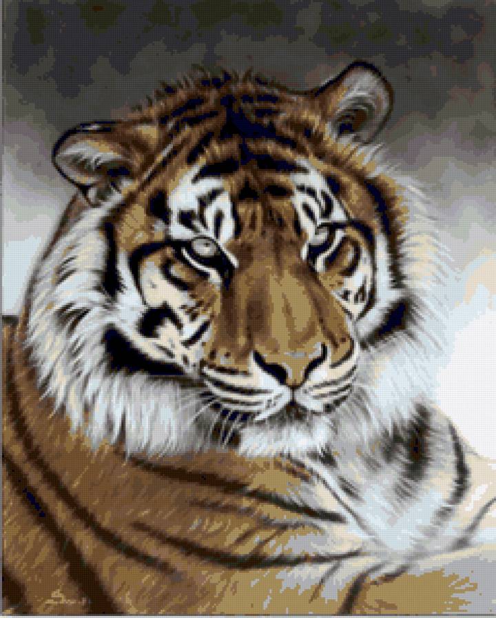 Серия "Большие кошки" - тигры, животные, кошки - предпросмотр