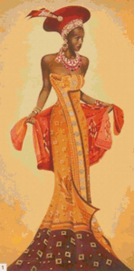 002 - женщина, африка - предпросмотр