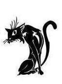 Схема вышивки «кот»