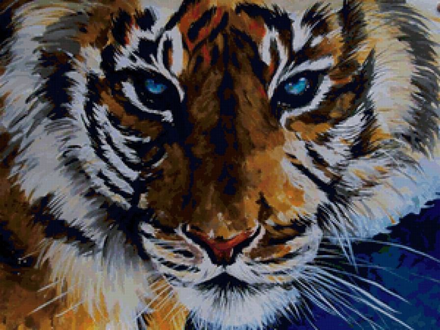 Серия "Большие кошки" - тигры, кошки, животные - предпросмотр