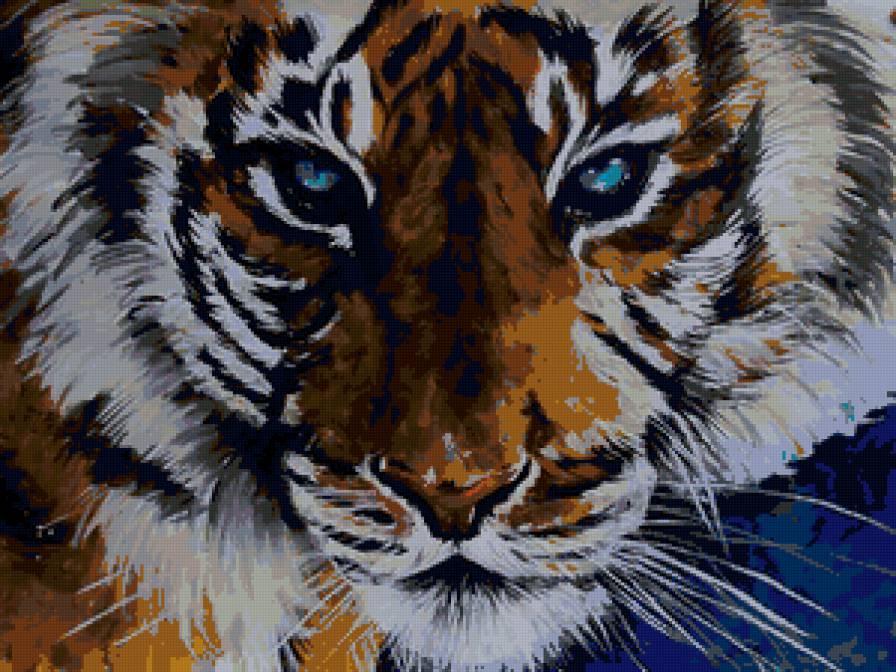 Серия "Большие кошки" - животные, кошки, тигры - предпросмотр