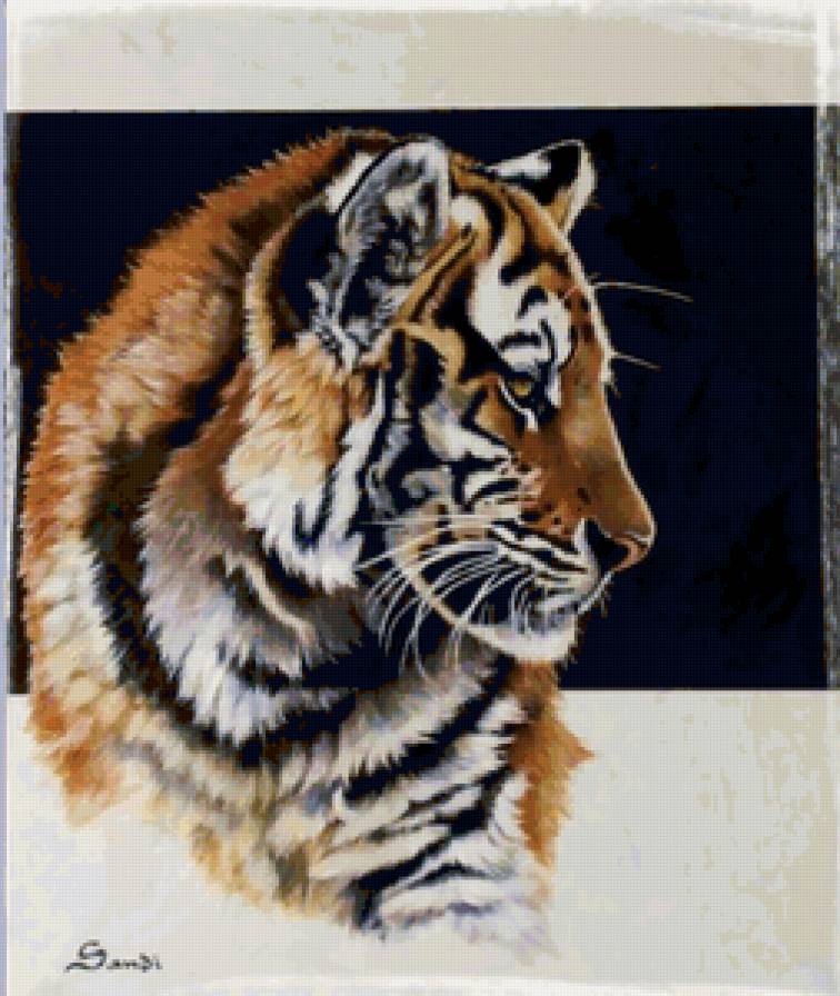 Серия "Большие кошки" - животные, кошки, тигры - предпросмотр