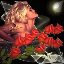 Схема вышивки «девушка»