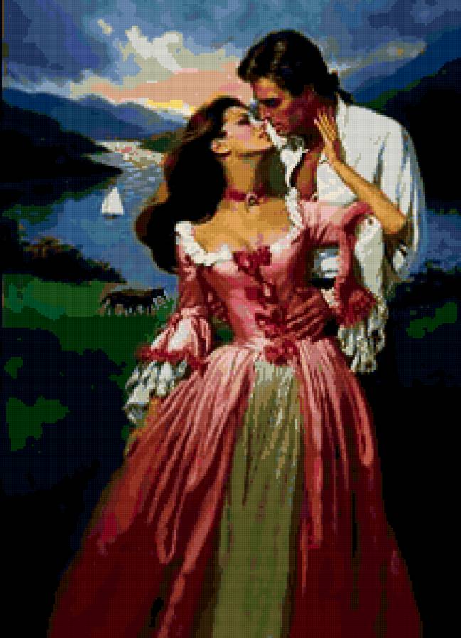 двое - влюбленные, пара, страсть, романтика, роман, любовь - предпросмотр