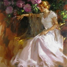 Схема вышивки «В саду»