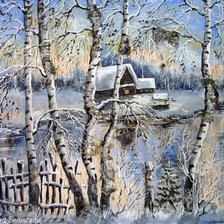 Схема вышивки «Зимняя сказка»