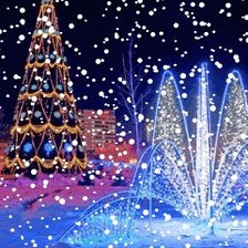 Схема вышивки «зима 4»