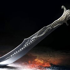 Схема вышивки «сабля»