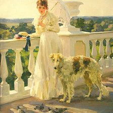 Схема вышивки «утро»