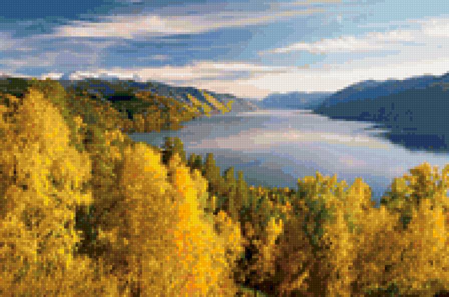 Осень - горы, природа, пейзаж, алтай, осень - предпросмотр