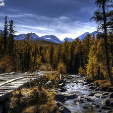 Схема вышивки «Плато Укок»