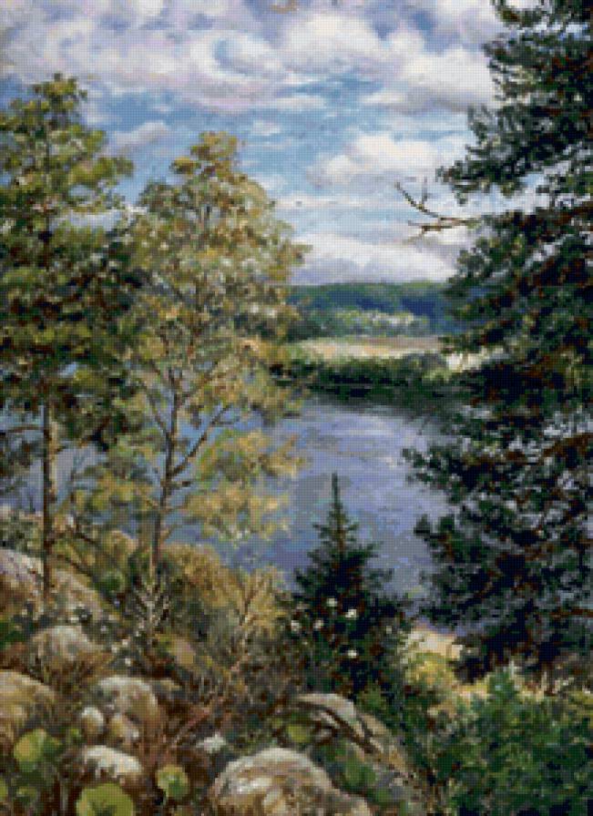 Серия "Пейзаж. Лето" - река, пейзаж, лето - предпросмотр