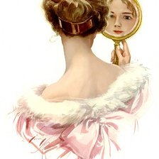 Схема вышивки «Отражение»