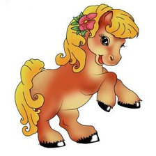 Схема вышивки «пони»